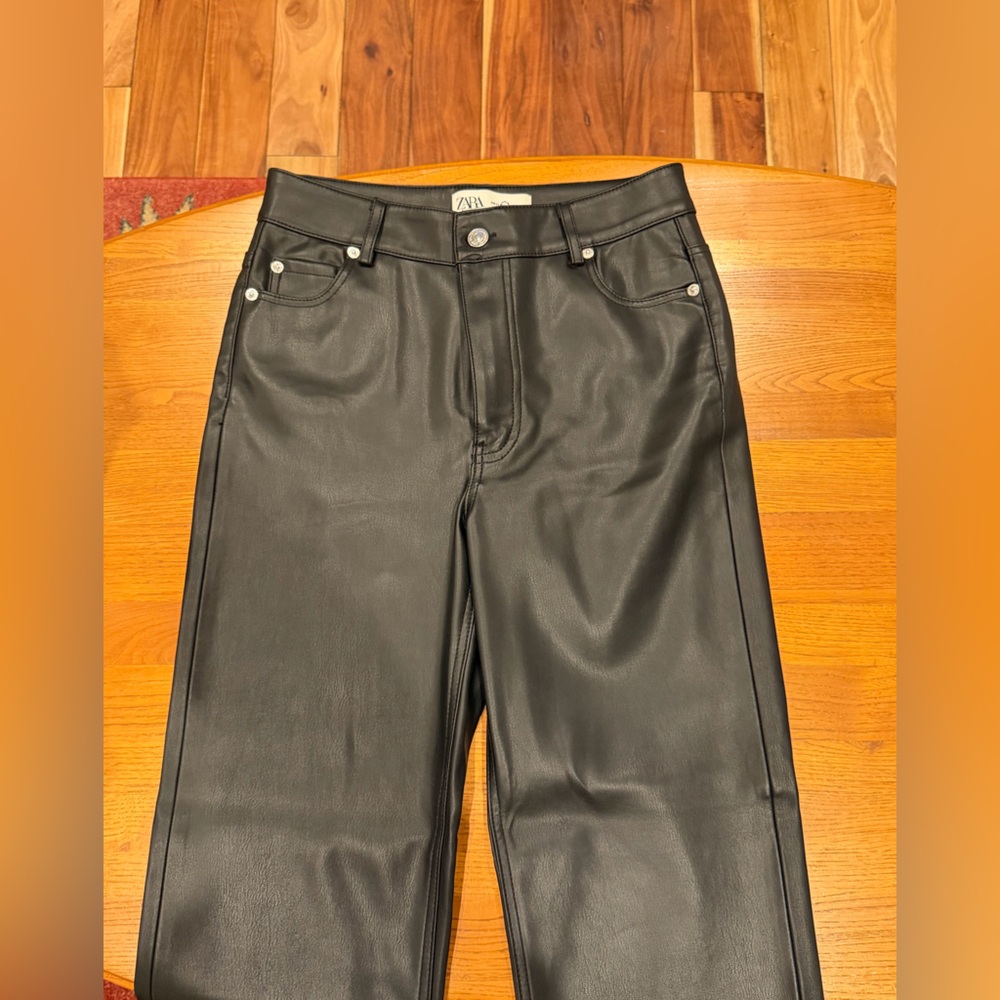 Zara Faux Leather Pants